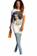 Load image into Gallery viewer, Lovely Face T-Shirt  SOOLACED / White T-Shirt
